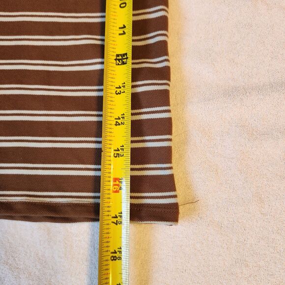 Kirious Striped Button Cropped T-Shirt Women's/Junior's Small Y2K, Skater, Retro - Picture 3 of 4